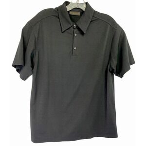 Metropolitan By Lord Taylor Polo Mens Sz Medium Black Polo Shirt (G12) NW/OTs